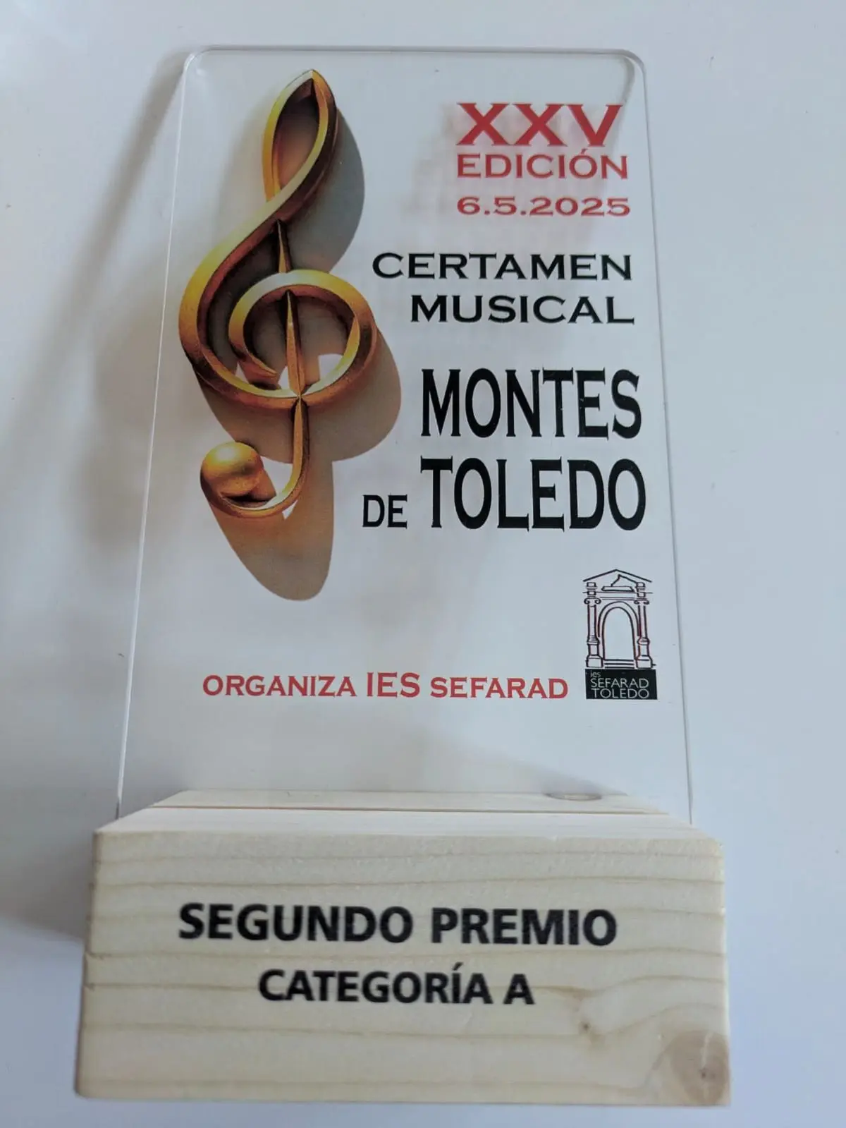 2º PREMIO CERTAMEN MONTES DE TOLEDO